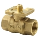 Siemens VAI61.25-16 2 Yollu Küresel Tip İç Dişli Vana Gövdesi, DN25 (1''), PN40