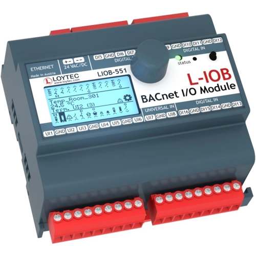Loytec LIOB-551 LIOB-BIP I/O BACnet Modul