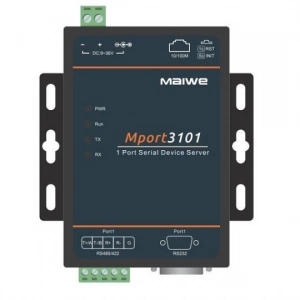 MPort3101, 1xRS232/485/422-Ethernet Dönüştürücü & Modbus Gateway