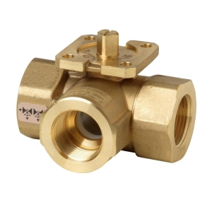 Siemens VBI60.25-16T 3 Yollu Küresel Tip İç Dişli Vana Gövdesi, DN25 (1''), PN40