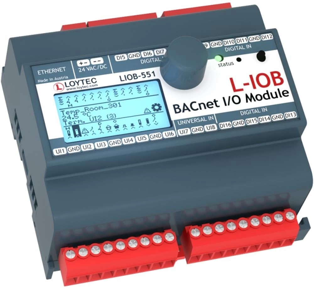 Loytec LIOB-551 LIOB-BIP I/O BACnet Modul