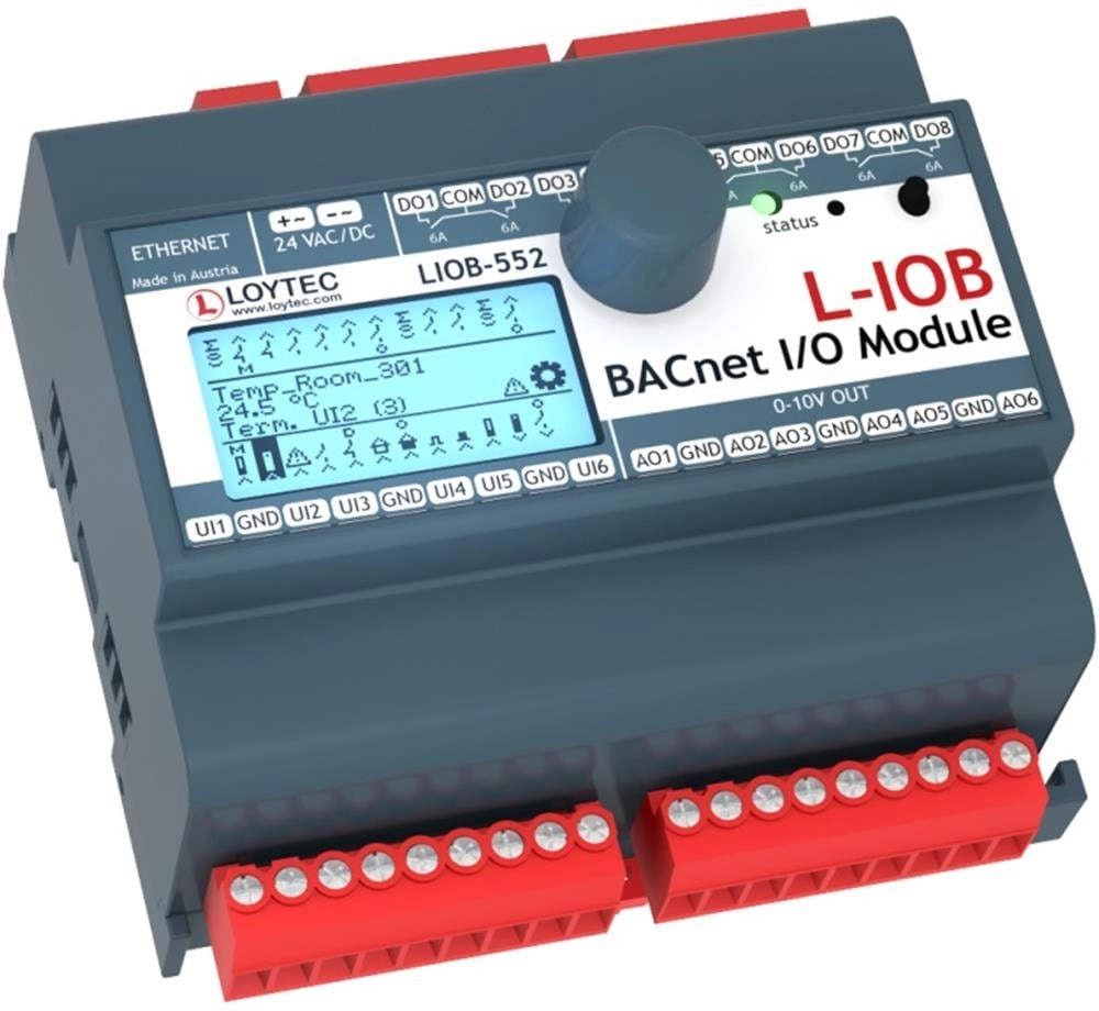 Loytec LIOB-552 LIOB-BIP I/O BACnet Modul