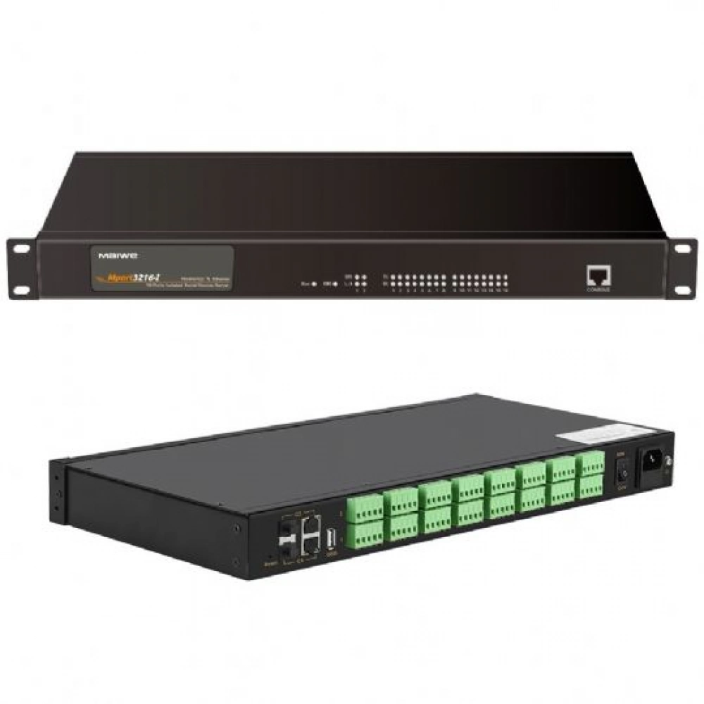 Mport3216-AD220, 16 Port RS232/485 Seri