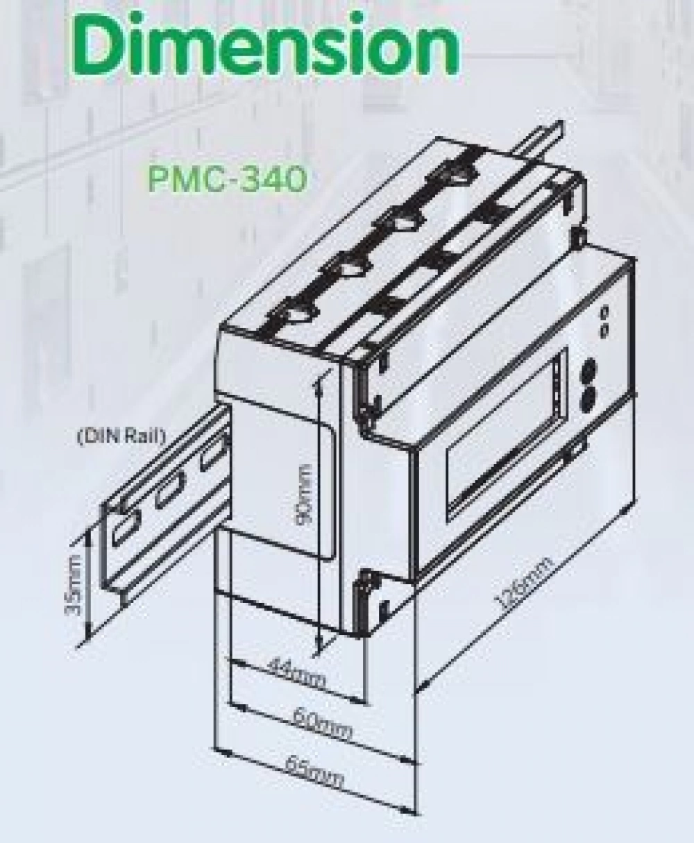 PMC340 3 Faz Süzme Sayaç (Enerji Analizörü)