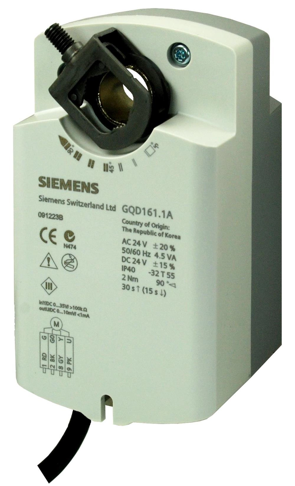 Siemens GQD161.1A Rotary Tip Hava Damper Motoru