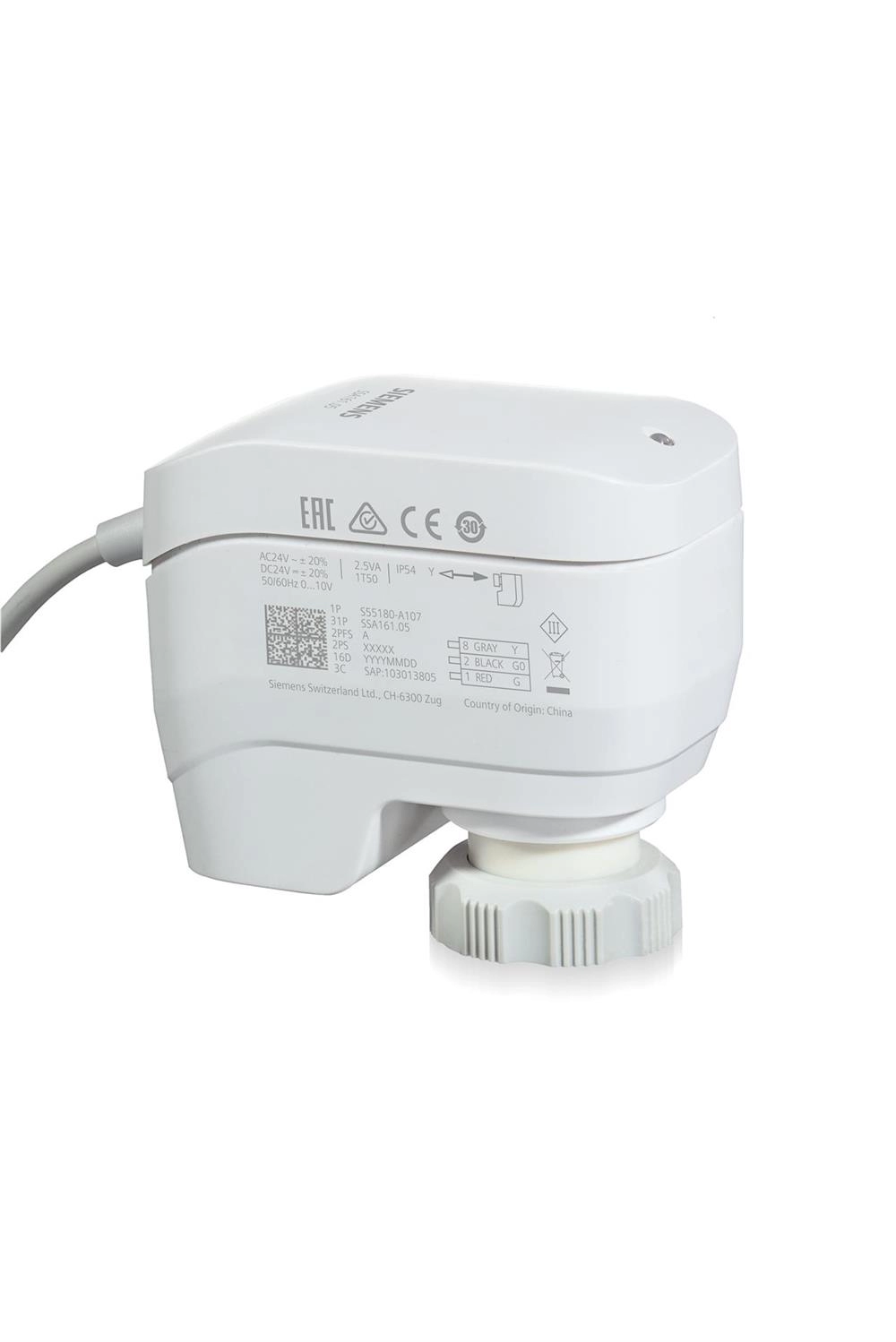 Siemens SSA161.05 Kombine Balans Vana Motoru AC/DC 24 V, DC 0...10 V, Oransal Kontrol, 100 N