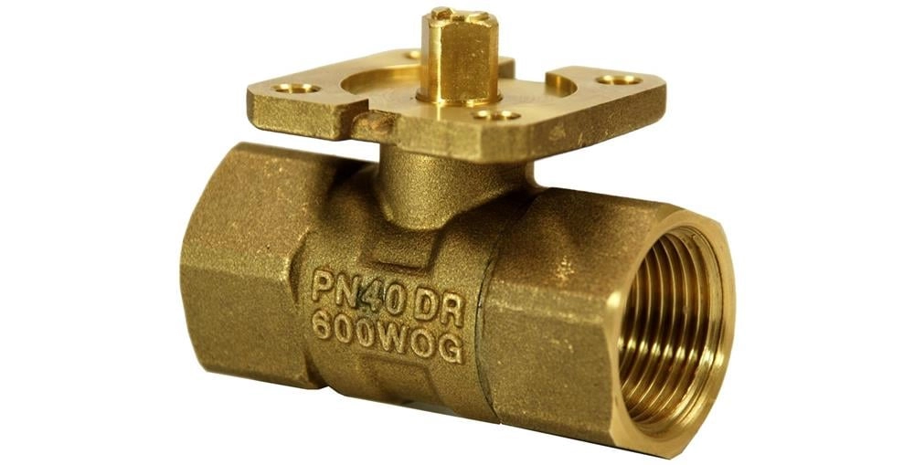 Siemens VAI61.20-4 2 Yollu Küresel Tip İç Dişli Vana Gövdesi, DN20 (3/4''), PN40