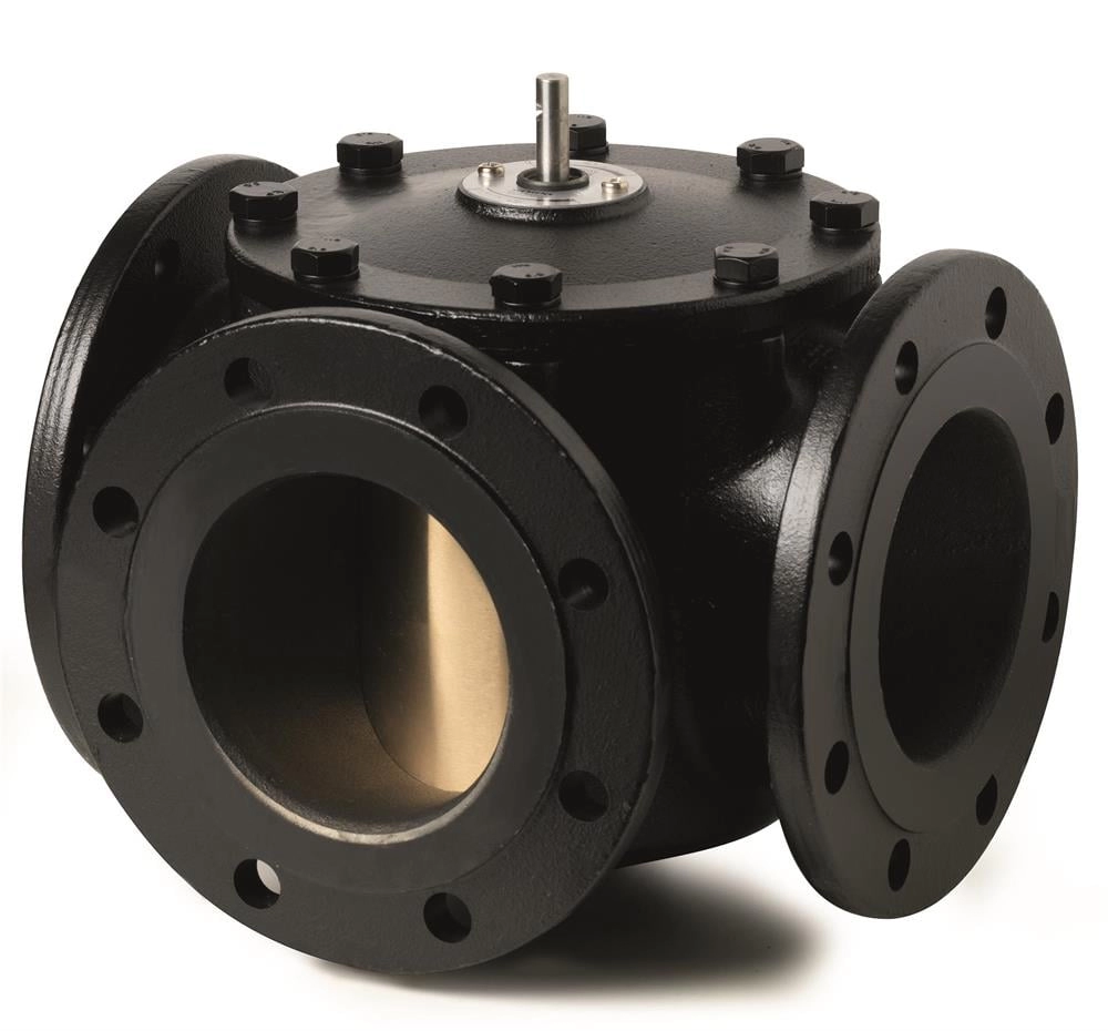 Siemens VBF21.125 3 Yollu Rotary Tip Flanşlı Vana Gövdesi DN125 (5''), PN6