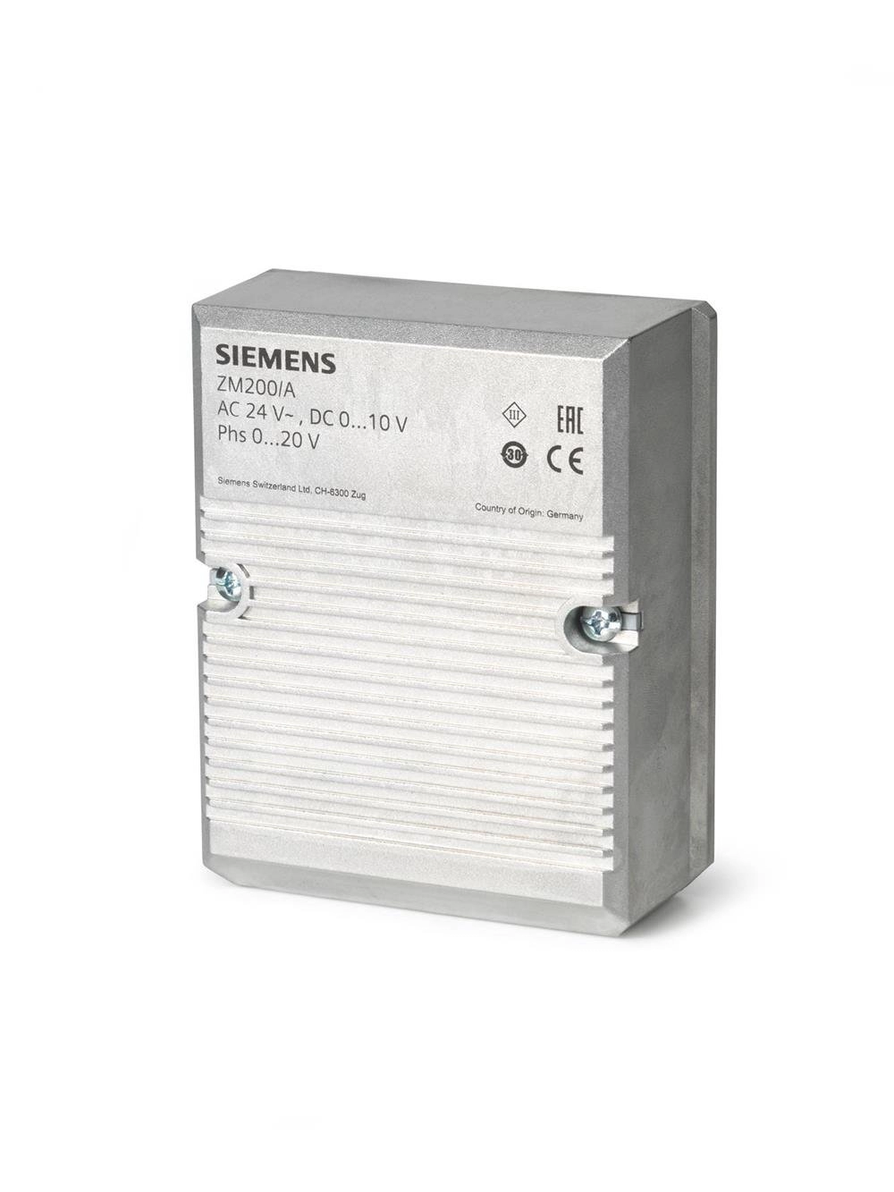 Siemens ZM200/A Manyetik Aktüatörlü Vanaların Kontrolü için Terminal Muhafazası