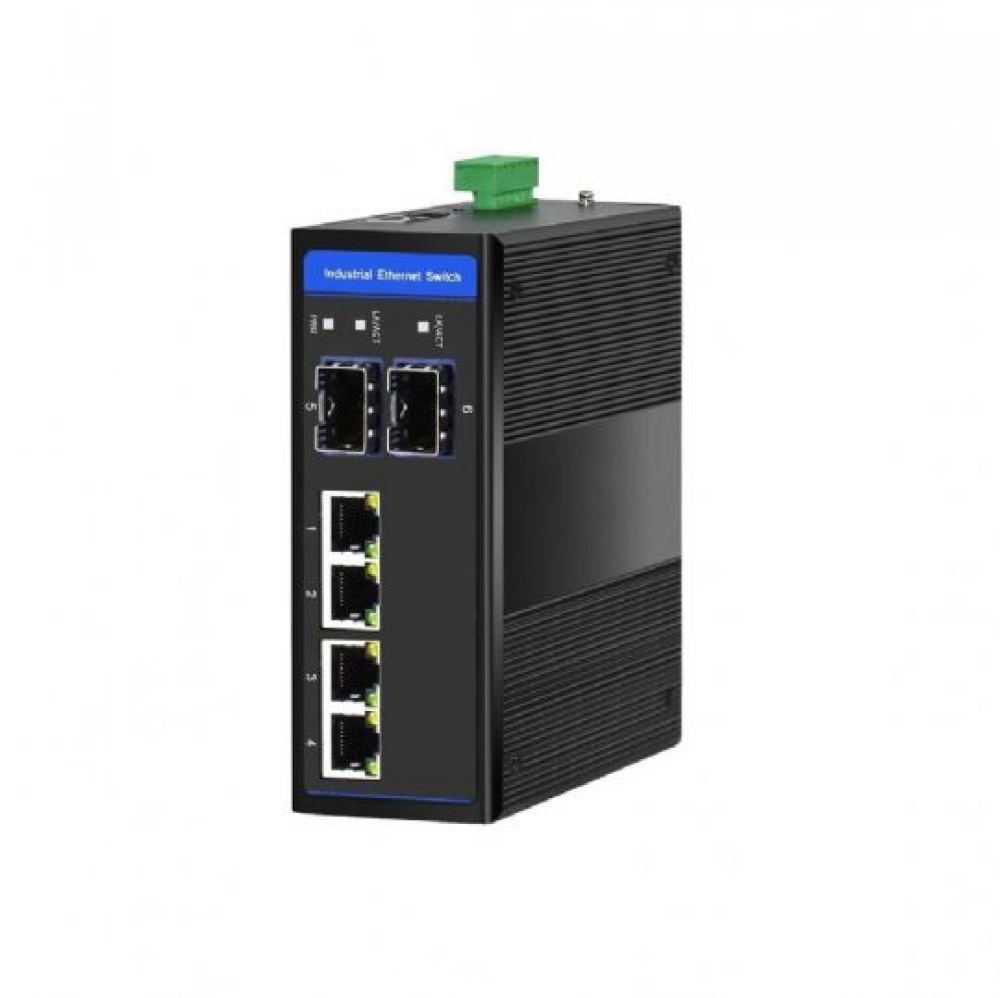 VTS3204GP-2xGbit SFP, 4xGbit PoE Unmanaged Switch